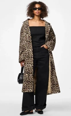 Sale Frakke - Savannah Long - Black/Leo Jakker & Frakker|Alt Overtøj