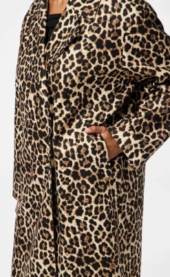 Sale Frakke - Savannah Long - Black/Leo Jakker & Frakker|Alt Overtøj