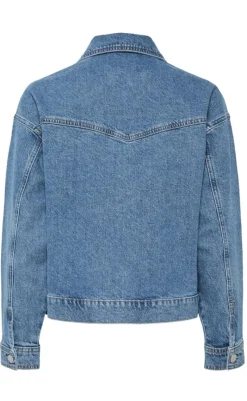 Clearance Jakke - Elma - Medium Blue Denim Jakker & Frakker|Alt Overtøj