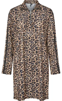 Online Kjole - Grace - Black Leo w. Black Stripe Kjoler