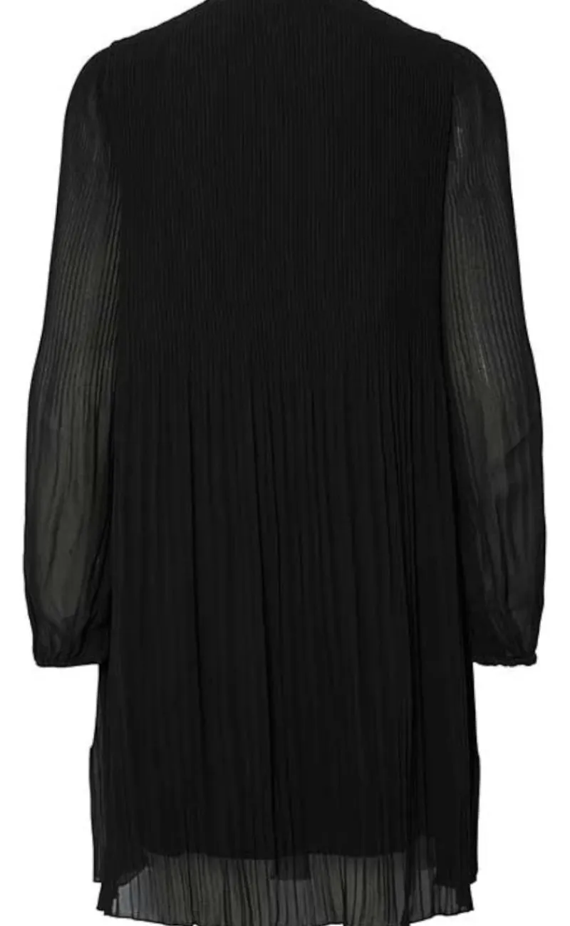 Kjole - Naomie O-Neck Short - Black Kjoler