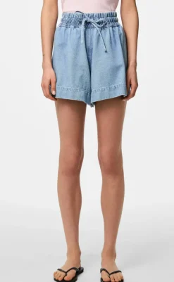 Online Shorts - Flora - Light Blue Denim Shorts