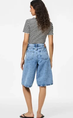 Discount Shorts - Sky - Medium Blue Denim Shorts