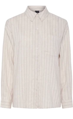 Outlet Skjorte - Pia - Birch/Black Skjorter