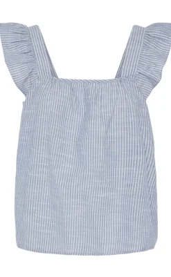 Top - Apia - Coronet Blue/Bright White T-shirts & Toppe