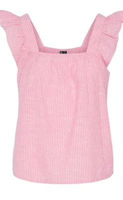 Top - Apia - Pink Lemonade/Bright White T-shirts & Toppe