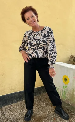 Sale Bluse - Chili - Brown Leaf Bluser