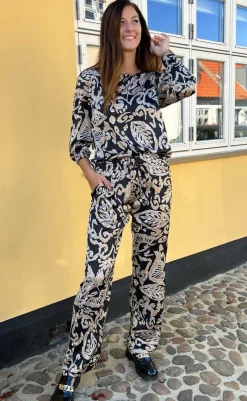 Sale Bluse - Chili - Brown Leaf Bluser