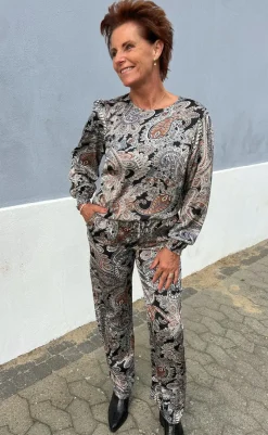 Discount Bluse - Chili - Paisley Night Bluser