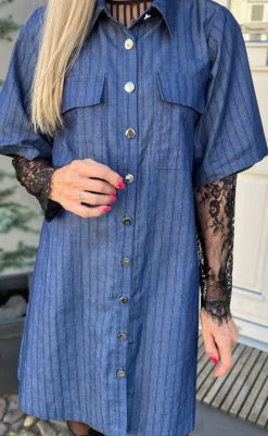 Outlet Bluse - Lissa Lace - Black Bluser