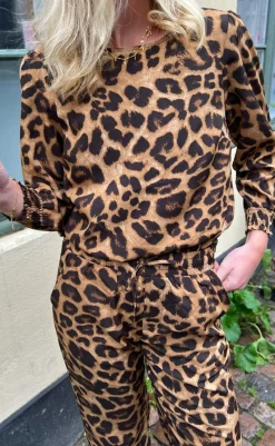 Outlet Bluse - Chili - Leopard Bluser