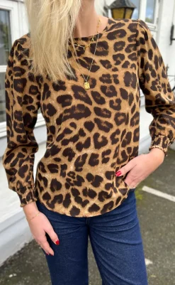 Outlet Bluse - Chili - Leopard Bluser