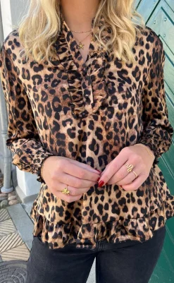 Bluse - Pia - Leopard Bluser