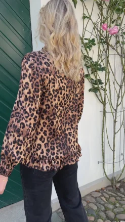 Bluse - Pia - Leopard Bluser
