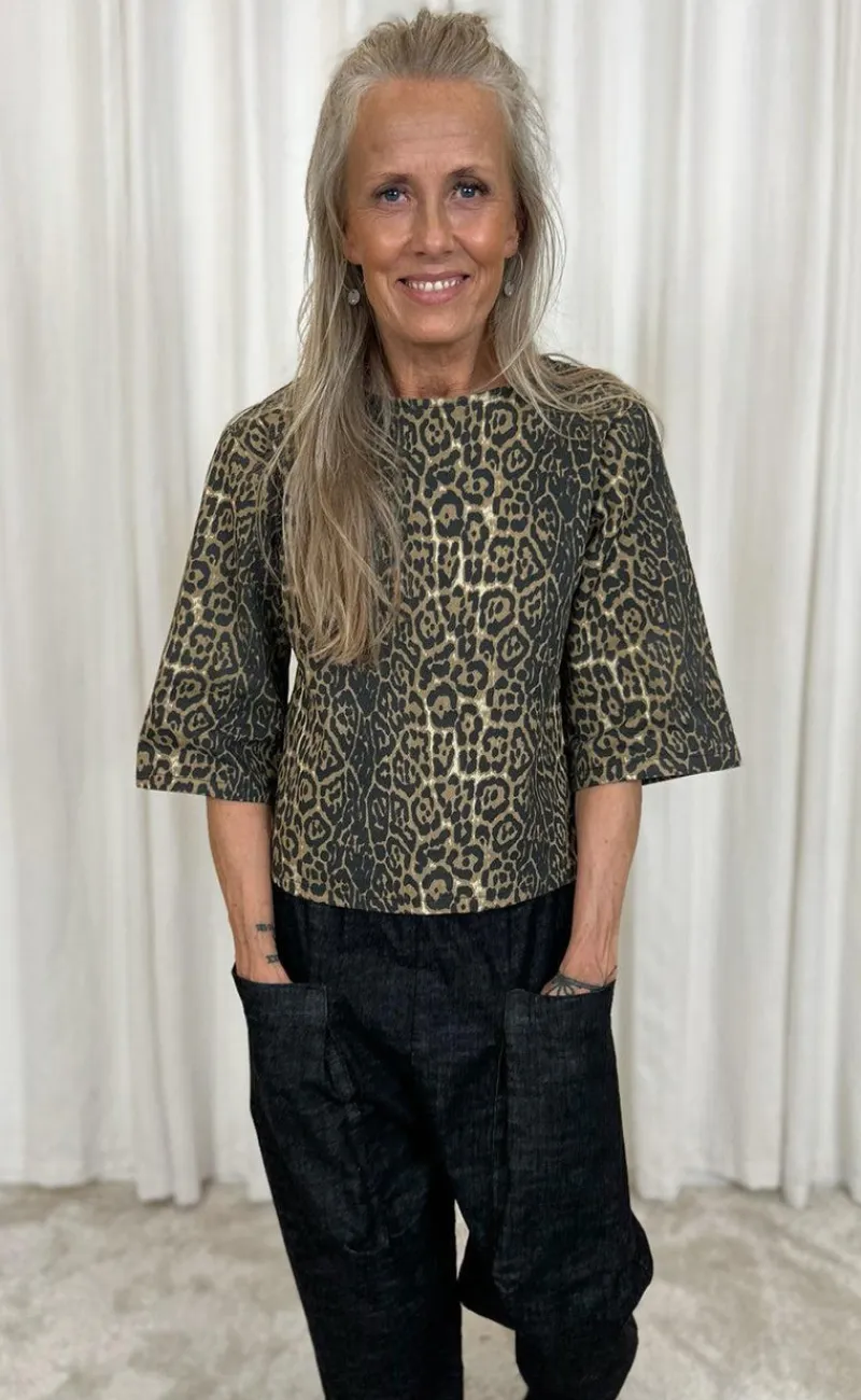 Hot Bluse - Lara - Leopard Bluser