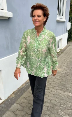Outlet Bluse - Pia - Green Dream Bluser