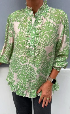 Outlet Bluse - Pia - Green Dream Bluser