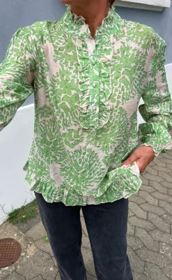 Outlet Bluse - Pia - Green Dream Bluser