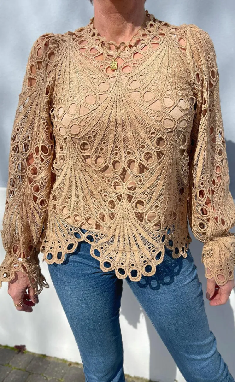 Best Bluse - Tanna - Camel Bluser