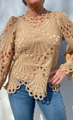 Best Bluse - Tanna - Camel Bluser