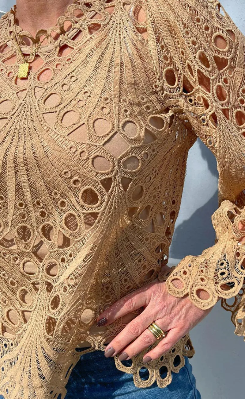 Best Bluse - Tanna - Camel Bluser