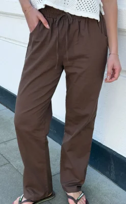 Clearance Bukser - Amalie - Chocolate Brown Bukser & Jeans
