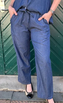 Bukser - Detia - Denim Blue Bukser & Jeans