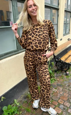 Online Bukser - Ida - Leopard Bukser & Jeans