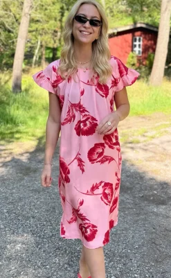 Outlet Kjole - Cecilia - Rosy Flower Kjoler
