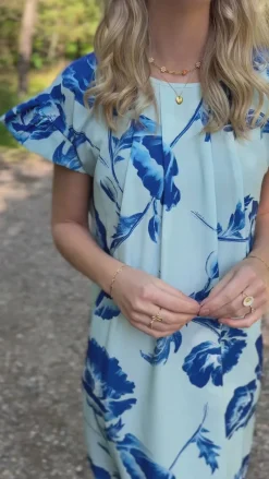 Outlet Kjole - Cecilia - Rosy Flower Kjoler