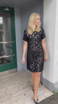 Online Kjole - Rebecca Sequin - Black Kjoler