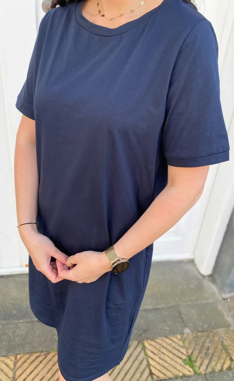 Kjole - Alva - Navy Blue Kjoler