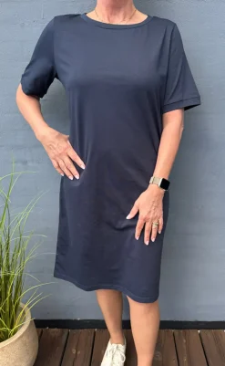 Kjole - Alva - Navy Blue Kjoler