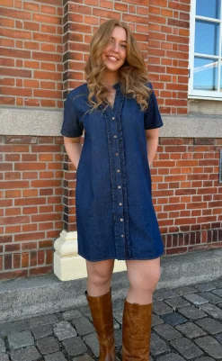 Online Kjole - Sophie - Denim Blue Kjoler
