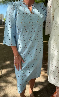 Best Kjole - Milla - Blue Lace Kjoler