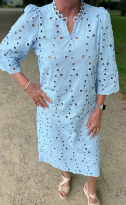 Best Kjole - Milla - Blue Lace Kjoler