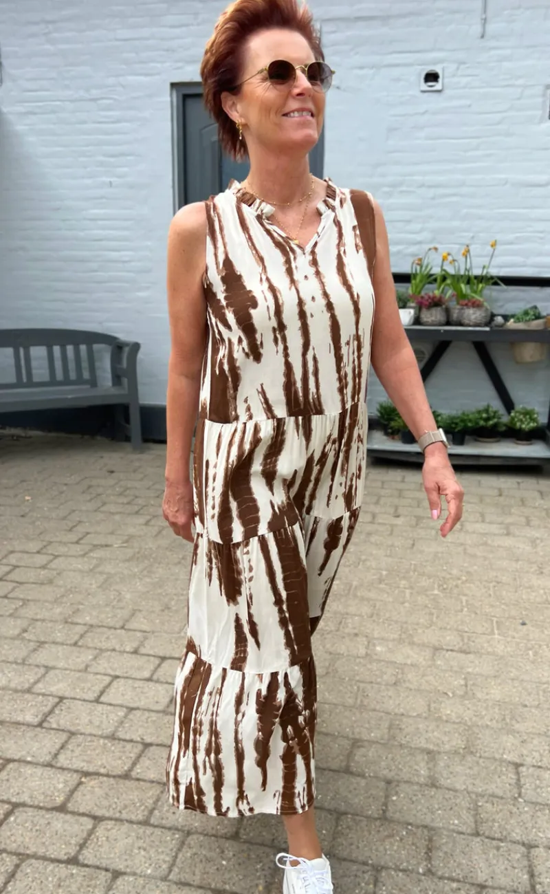 New Kjole - Ella - Chocolate Tie Dye Kjoler
