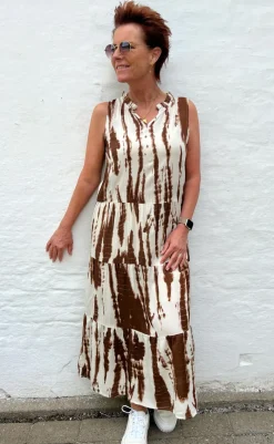 New Kjole - Ella - Chocolate Tie Dye Kjoler