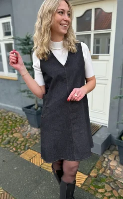 Clearance Kjole - Ania Spencer - Grey / Black Denim Kjoler