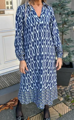 Hot Kjole - Camma - Blue Printed Kjoler