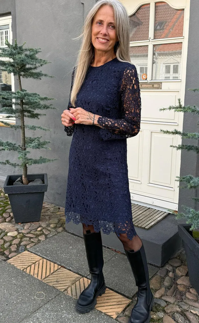 Kjole - Mira - Navy Blue Kjoler