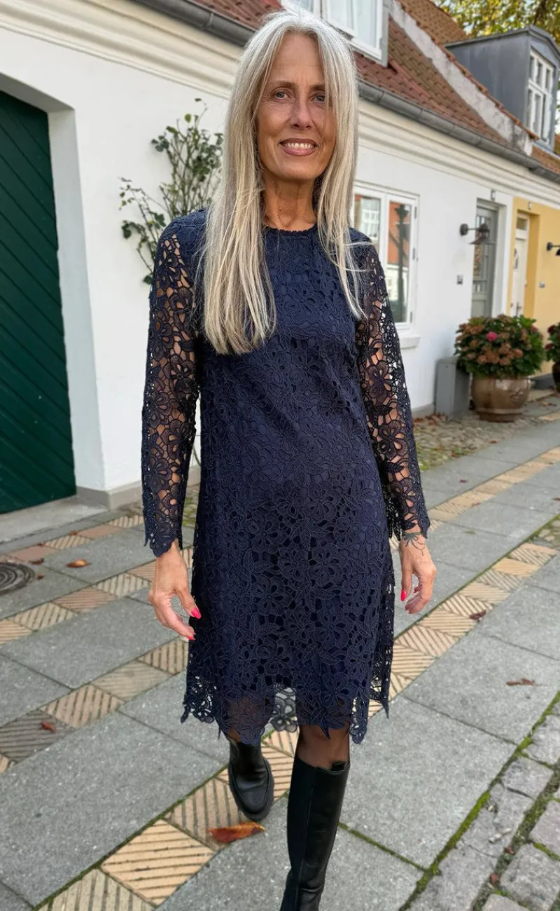 Kjole - Mira - Navy Blue Kjoler