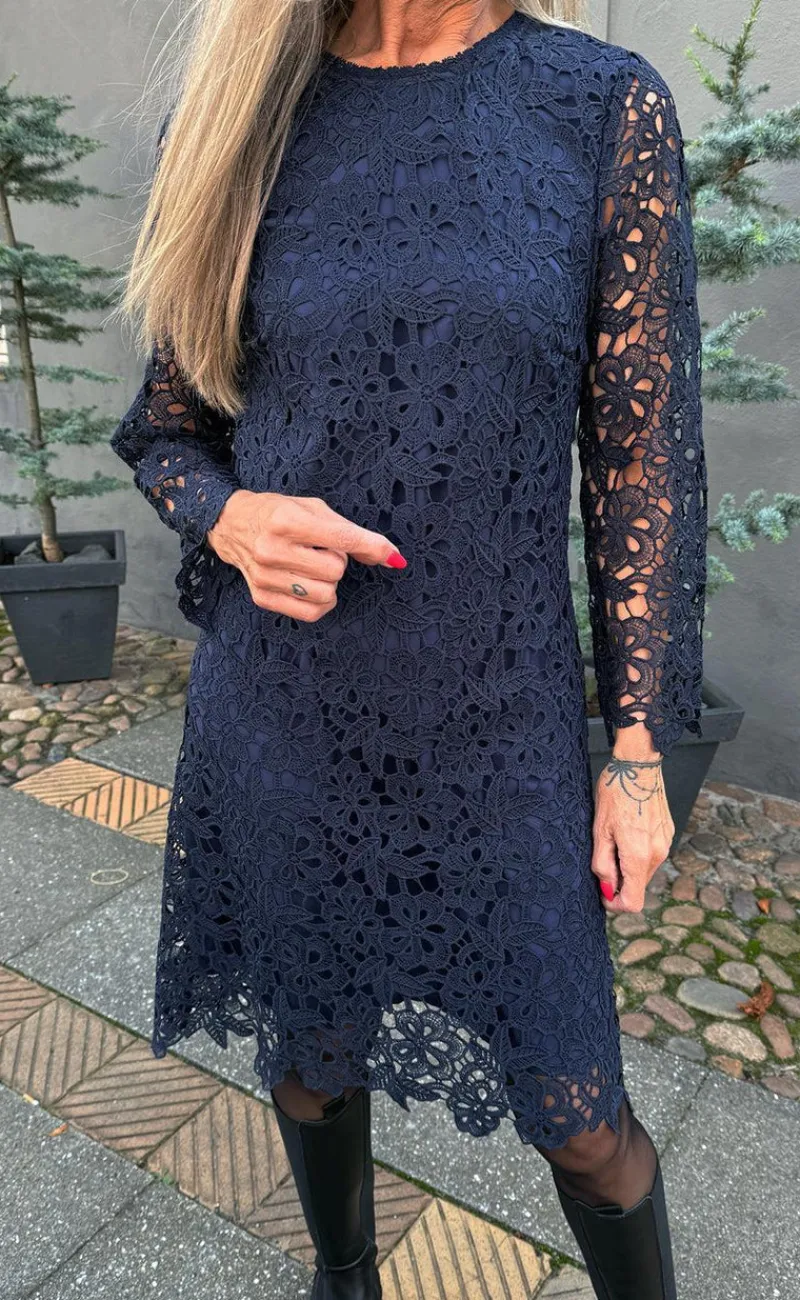 Kjole - Mira - Navy Blue Kjoler
