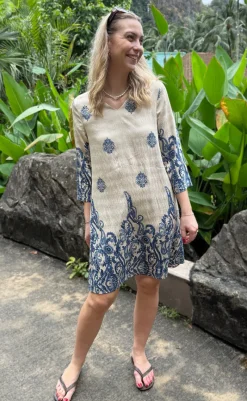 Best Kjole - Arianna - Blue Paisley Kjoler