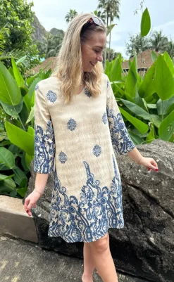 Best Kjole - Arianna - Blue Paisley Kjoler