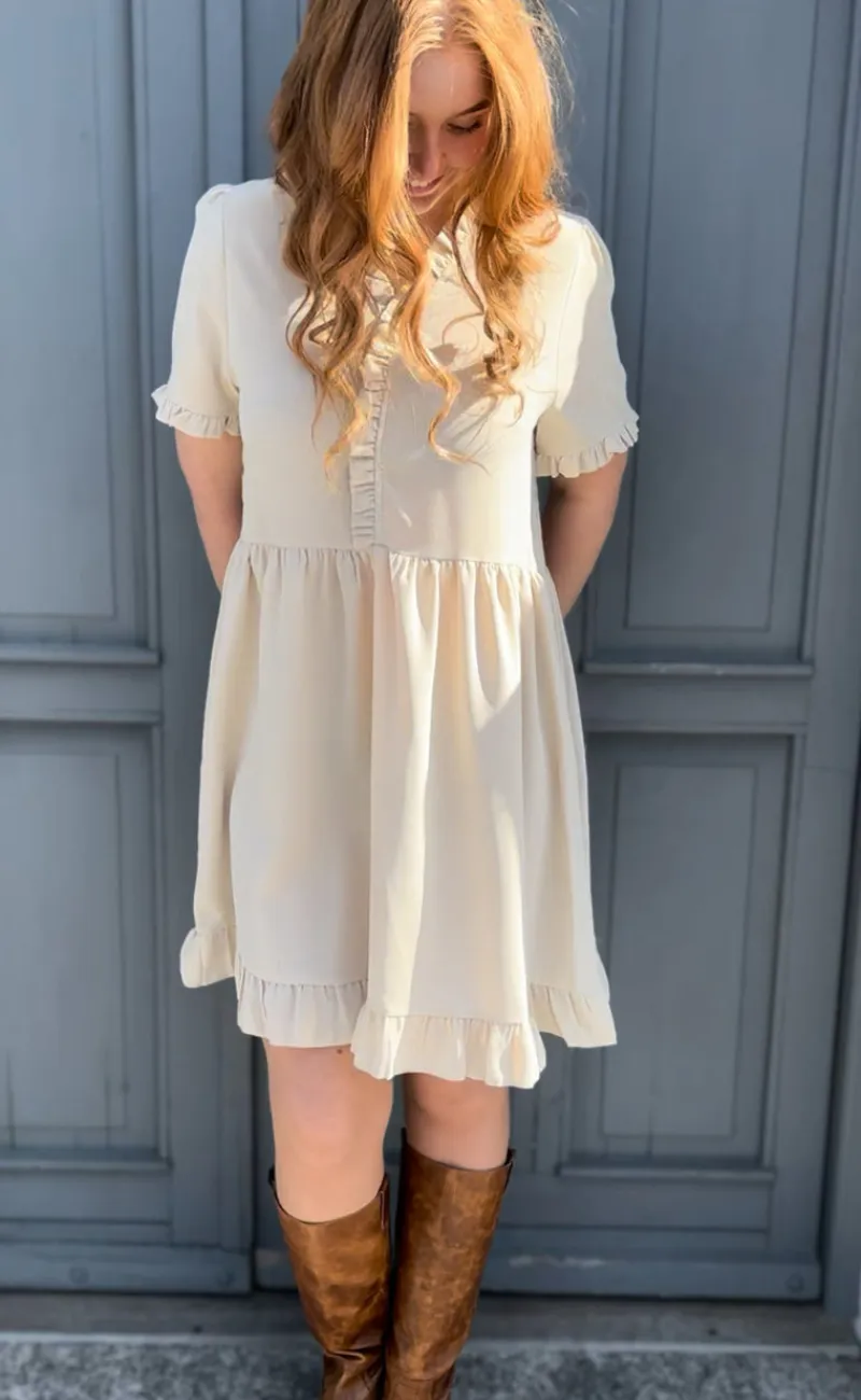 Kjole - Catja Summer - Beige Kjoler