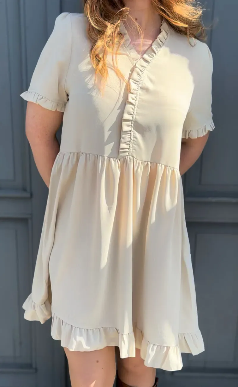 Kjole - Catja Summer - Beige Kjoler