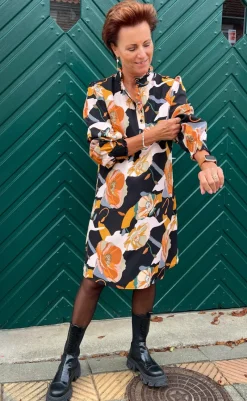 New Kjole - Augusta - Mixed Big Flower Kjoler