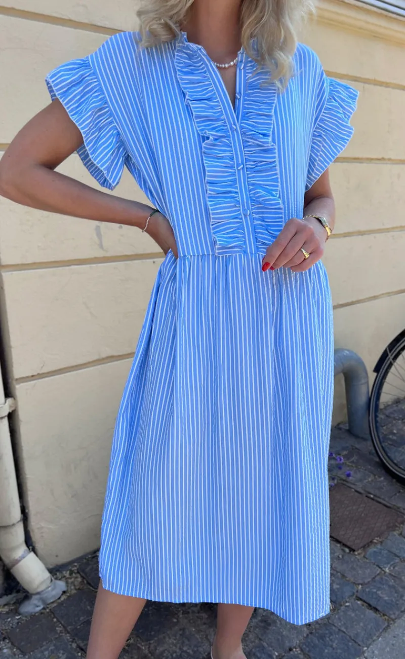 Best Kjole - Amelia - Blue Striped Kjoler