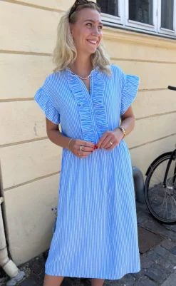 Best Kjole - Amelia - Blue Striped Kjoler
